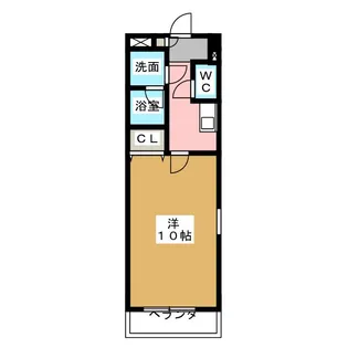 カーサ千種 B【8階】の間取り