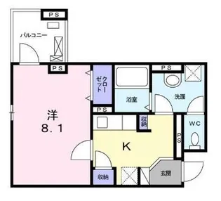 セレノ カーサ・MK【2階】の間取り