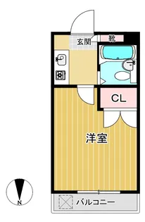 シャルマン谷塚南【2階】の間取り