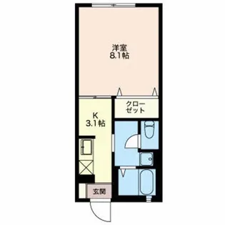 コスモスI【2階】の間取り