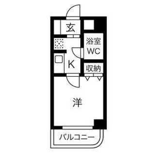 ブリッヂガーデンNAGONO【6階】の間取り