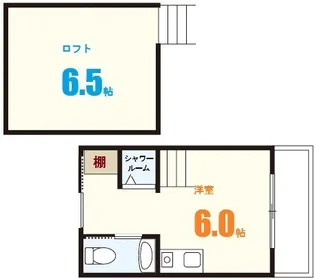 シェアハウジングおおまち【3階】の間取り