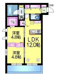 Maison Yuki【2階】の間取り