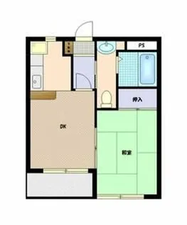 カワイマンション【1階】の間取り
