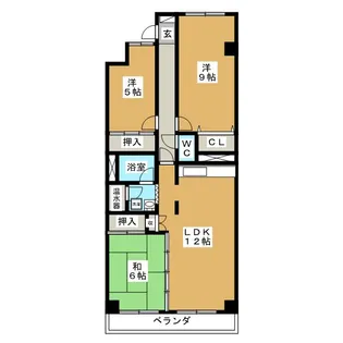 サンマンション御器所【5階】の間取り