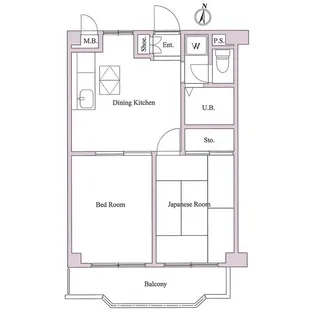 ガーデンヒルズ壱番館【1階】の間取り
