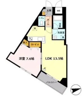 アビティ用賀【2階】の間取り