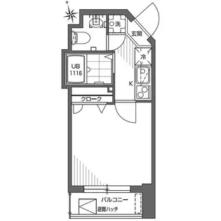 グランアセット早稲田【7階】の間取り