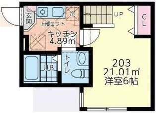 スペーシア相模原【2階】の間取り
