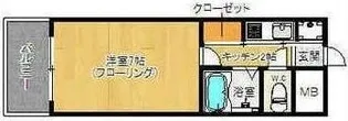 ピュアドームリブレ薬院【3階】の間取り