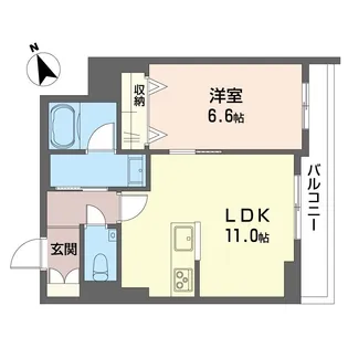 新築:WTB池袋【3階】の間取り