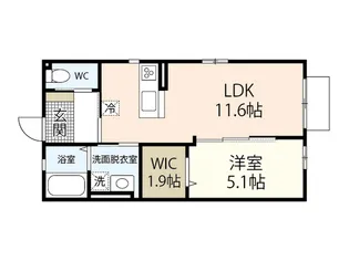 Wisteria-koi【1階】の間取り