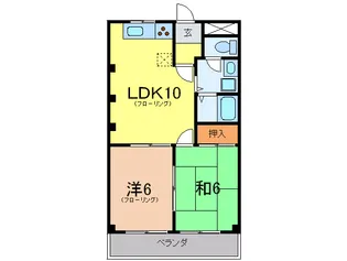 バンベールコート【3階】の間取り