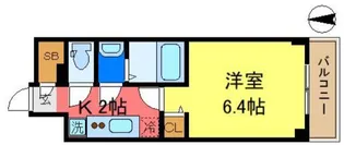 THE PASEO新小岩II【5階】の間取り