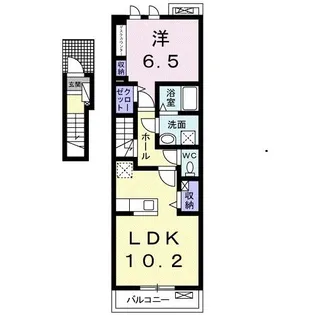 ラ・ルーチェ【2階】の間取り