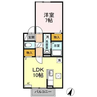 メゾン ナナ【1階】の間取り