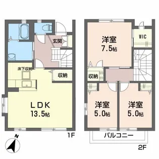 テンダ―ベルデの間取り