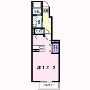 メゾン・ド・ソレイユA【1階】の間取り