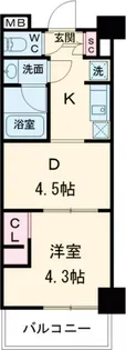 東京都調布市調布ケ丘3【マンション】の間取り