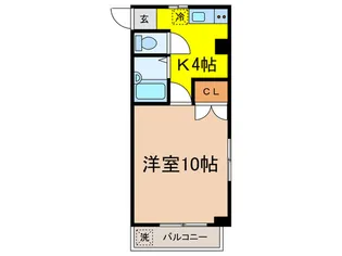 クレドール【1階】の間取り