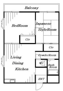 ライトヒルズ桜木【2階】の間取り