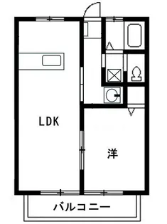 サンガ棟高【2階】の間取り