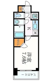 プレサンス栄ライズ【2階】の間取り