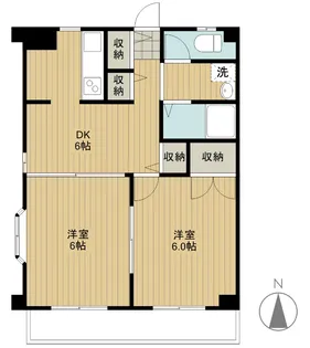 メゾン千歳【4階】の間取り