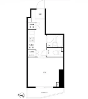 ルーブル池袋【7階】の間取り