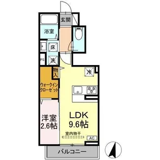 テラロッサ【1階】の間取り