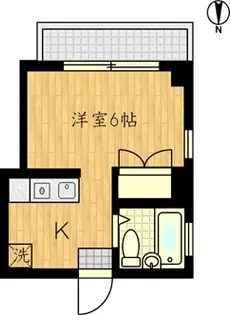 イエローリボン【3階】の間取り