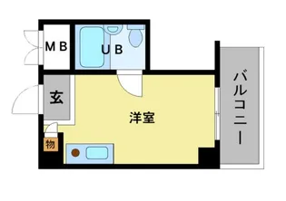 シャトー福島【4階】の間取り
