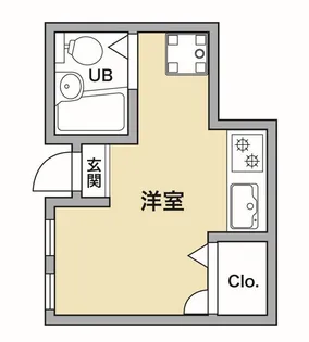 ベルテ洗足【1階】の間取り