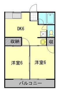 シティハイムタカミヤ【1階】の間取り