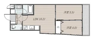 メルヴェーユ蘇我【1階】の間取り