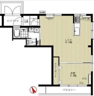夏目坂マンション【2階】の間取り