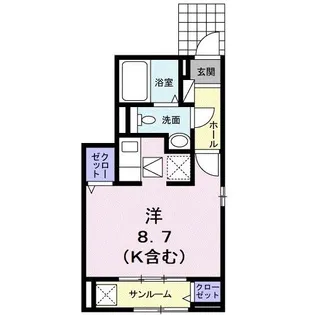 マオ:コリーヌ【1階】の間取り