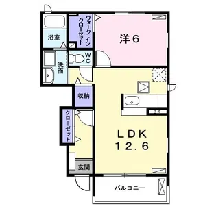 ラフレシール800【1階】の間取り
