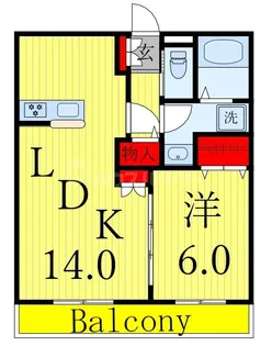 サンフォリアI【1階】の間取り