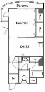 グリーンコーポ西台【2階】の間取り