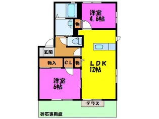 イーハトーヴ【1階】の間取り