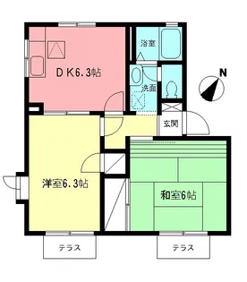 パティオSUZUKI【1階】の間取り