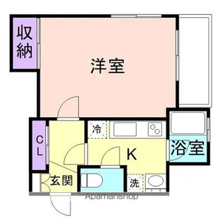 シーサイド弥生【3階】の間取り