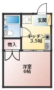 プレジール谷田【1階】の間取り