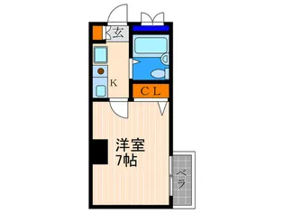 クレール仲井【4階】の間取り