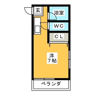 コーポ上土居【3階】の間取り