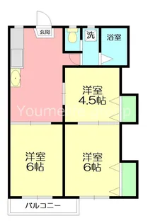 メゾンさくらA【2階】の間取り