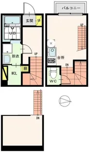 コンフォート旭ヶ丘【2階】の間取り