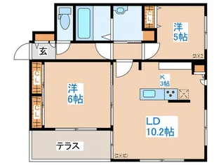和 二十四軒【1階】の間取り