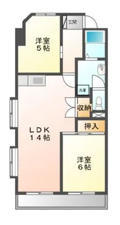 ベルニシキS【3階】の間取り